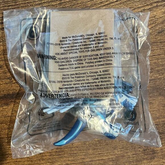 NIB 2018 Dialga McDonald's Happy Meal Toy #8 with Pokemon Card - Diamond - Picture 3 of 3